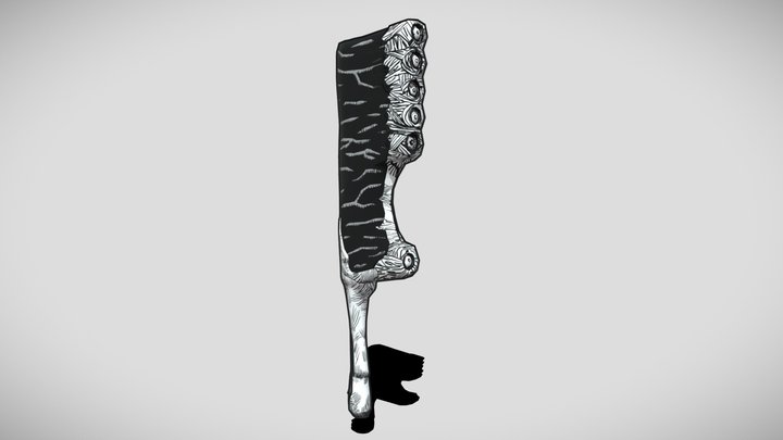 Festering Life Sword 3D Model