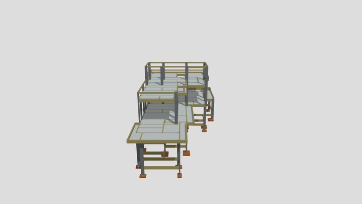 Projeto estrutural - Cuiabá/MT 3D Model