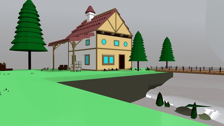 House of dream -dream house 3D Model