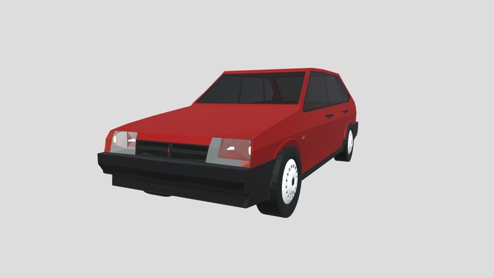 Lada Samara 3D Model