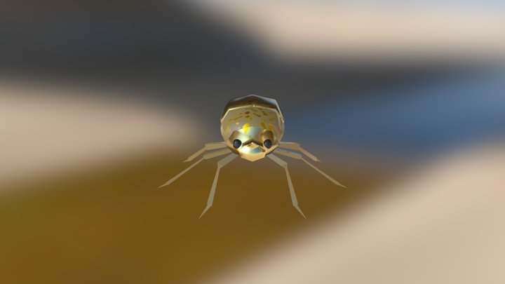Gold Beetle 3D Model