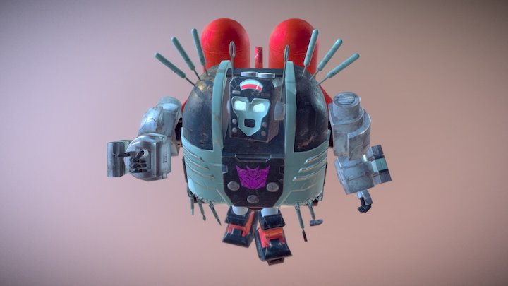 Nickel (Decepticon Justice Division) 3D Model