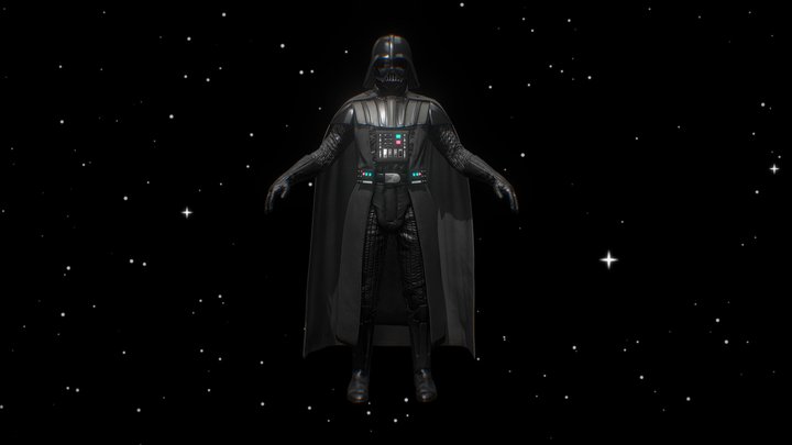 [UE4] Darth Vader (Rigged + Game Ready) 3D Model