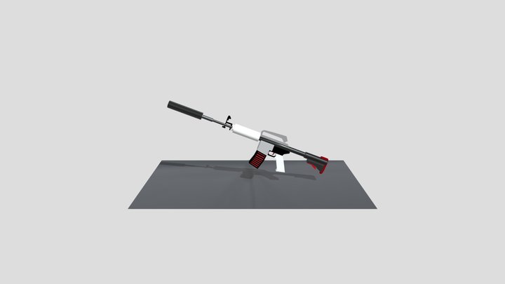 3d gun test 3D Model