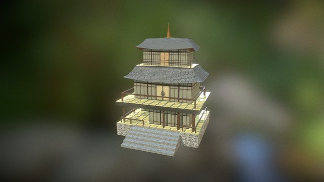 Japanese castle 3D Model
