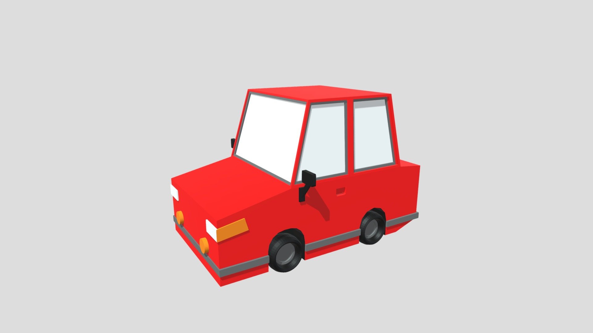 Cartoon car - Download Free 3D model by Murilo.E [61940cc] - Sketchfab