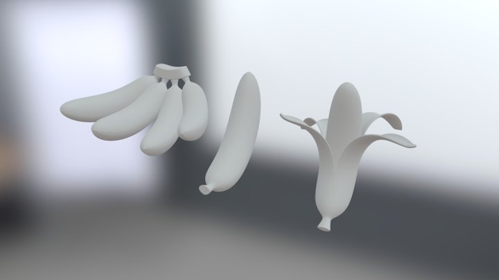Bananas_001 3D Model