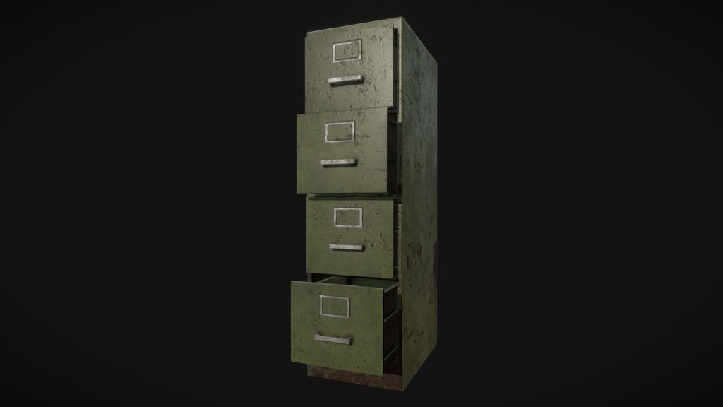 Rusty Filing Cabinet