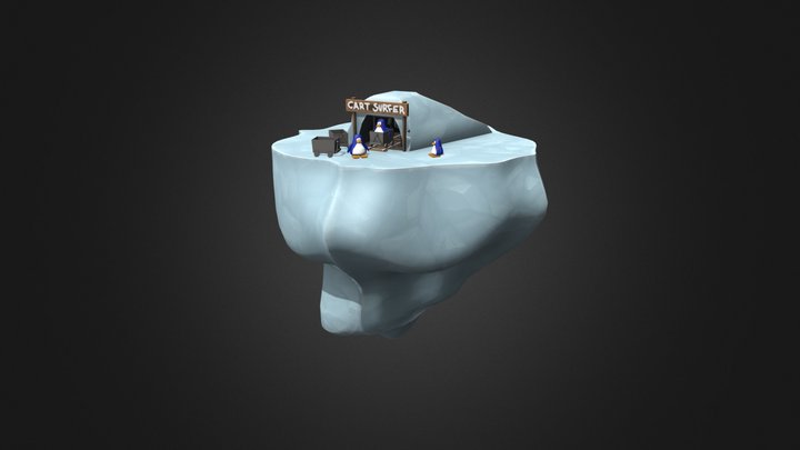 Club Penguin Diarama 3D Model