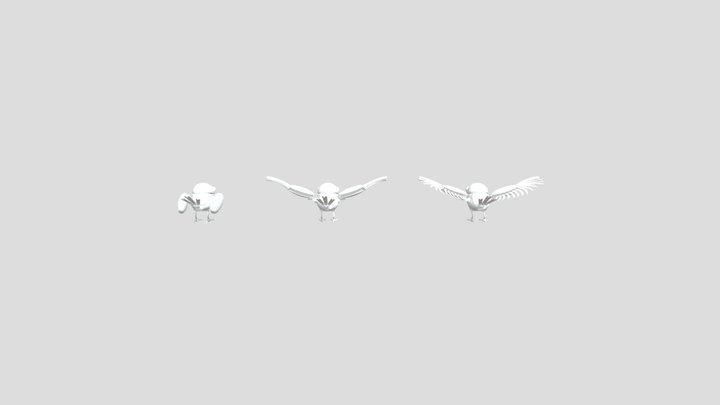 5-29 bird 2 3D Model