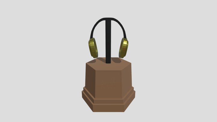 Trophy Best Sound - Trofeo Mejor Sonido 3D Model