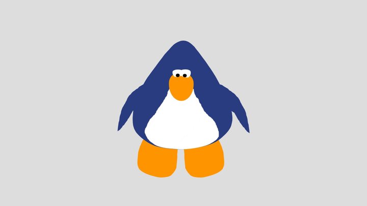 Penguin Chat Model I Think V2 3D Model
