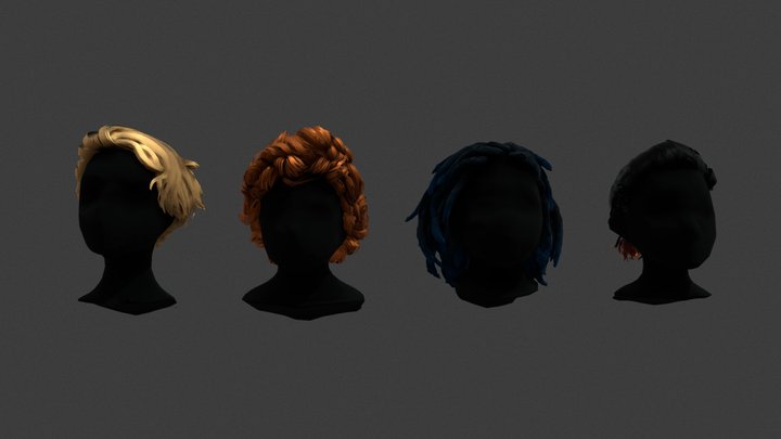 Roblox UGC hair - Download Free 3D model by zombiewinn [158be02] - Sketchfab