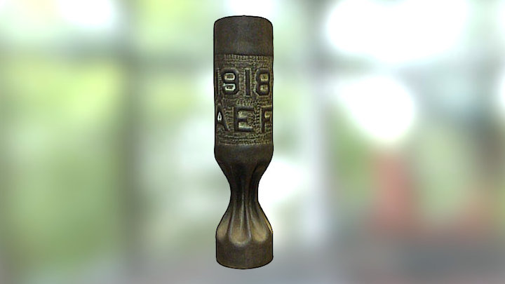 Trench Art, World War I, 2010.002.035 3D Model