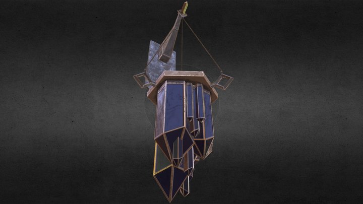 dwarven gem lamp 3D Model