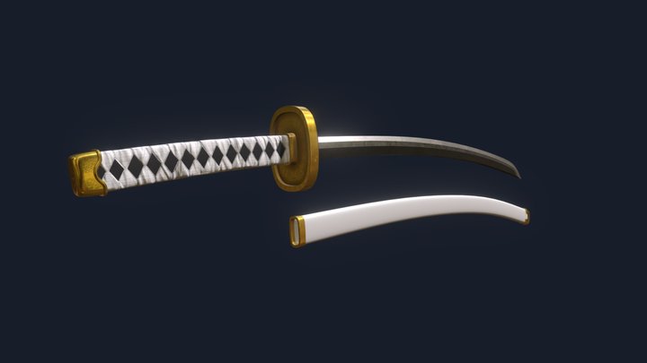 Katana - Wado Ichimonji 3D Model