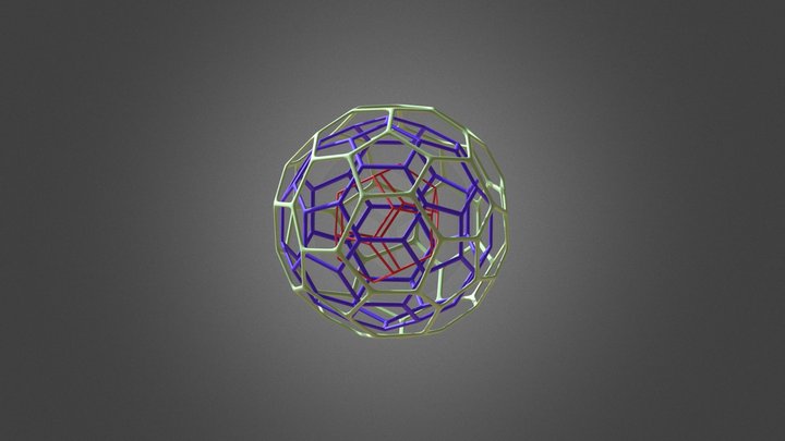 Fullereno 3D Model