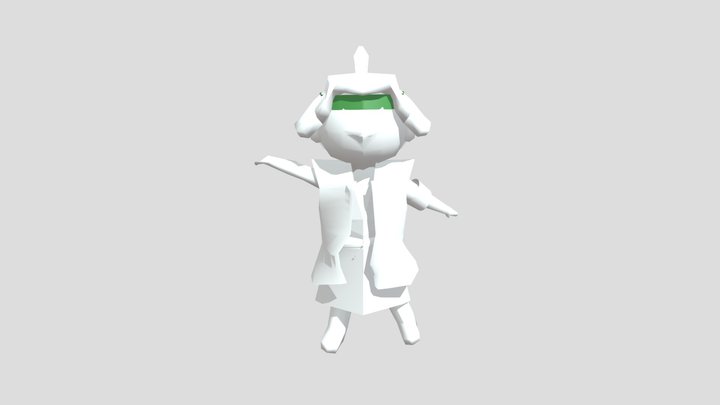 Kepala Base Color 3D Model