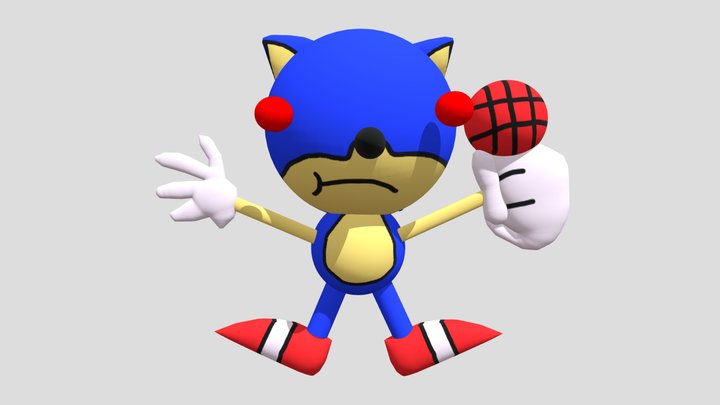 Fnf Majin Sonic Round 2 - Download Free 3D model by Luther
