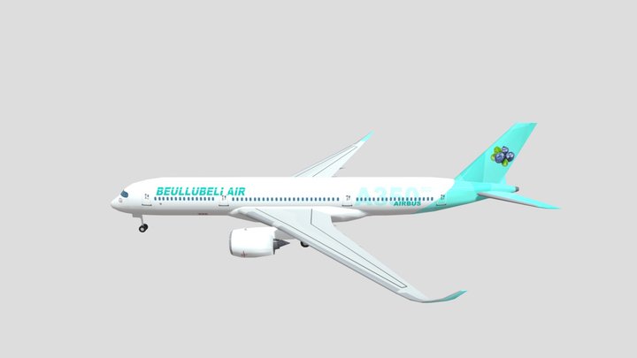 Beullubeli Air A350-900 3D Model