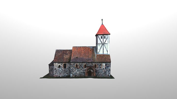 Dorfkirche Warchau 3D Model