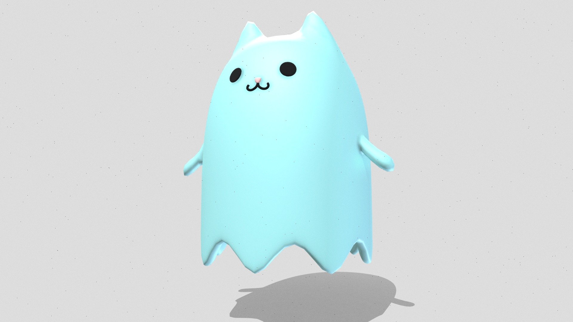Ghost Cat - 3D model by RickyLeeKit [619f48d] - Sketchfab