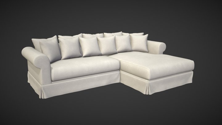 Sofa Aludra 3D Model