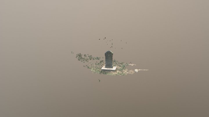 Tombstone Point Cloud 3D Model