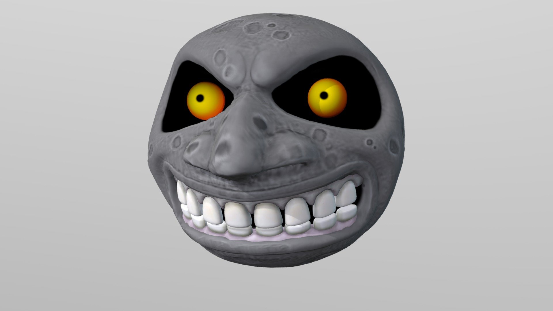 Majora's Mask Moon - Download Free 3D model by Claymorh (@M4dda ...
