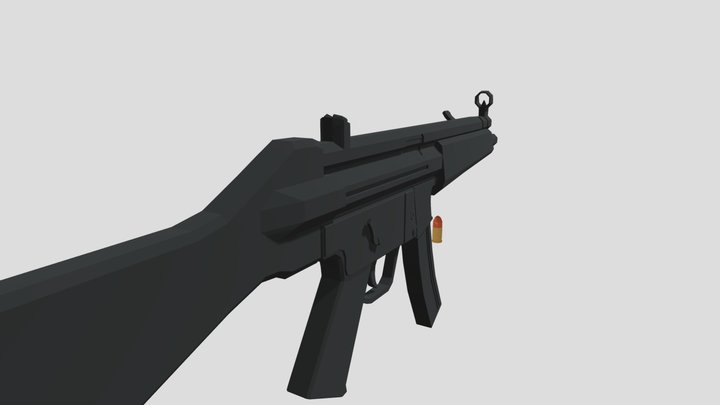 MP5 - LowPoly 3D Model