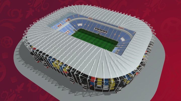 Stadium 974 Fifa World Cup 2022 Qatar 3D Model