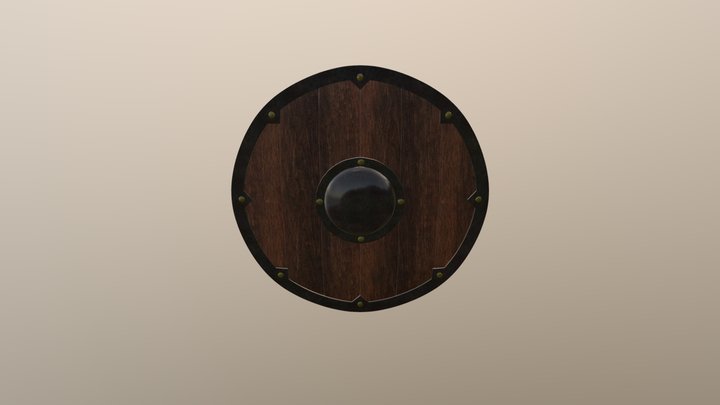Escudo Vikingo 3D Model