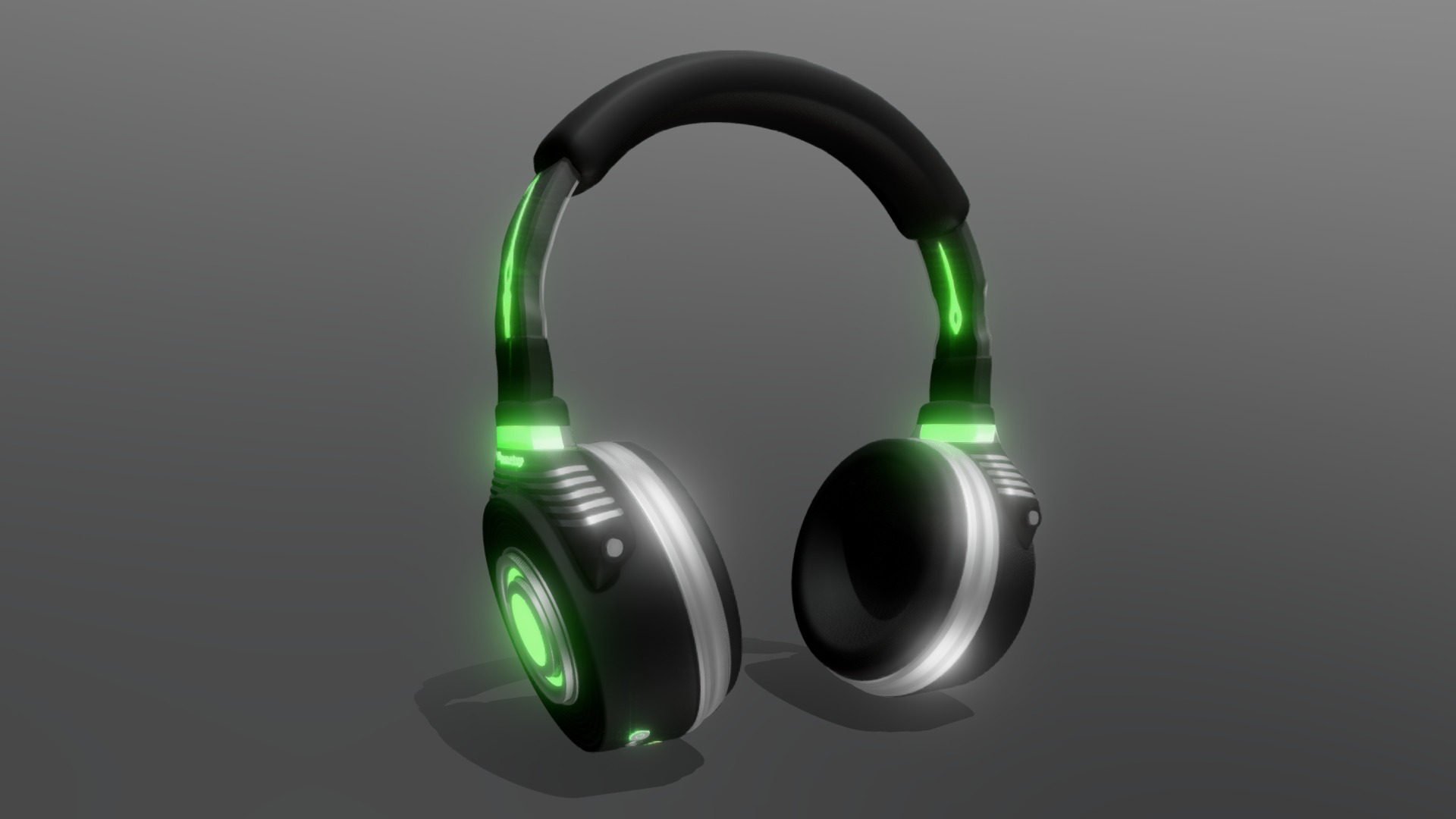 3D model PMT Headphones - This is a 3D model of the PMT Headphones. The 3D model is about a pair of headphones.