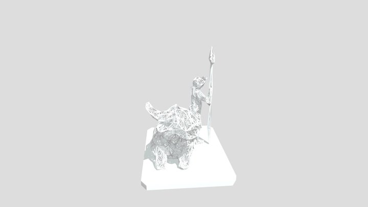 中国的反法西斯英雄《王二小》 3D Model