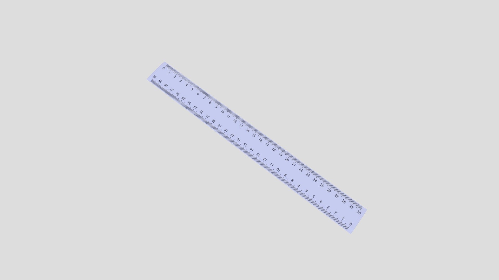 Ruler 30cm - 3D model by FD-paffie [61a663d] - Sketchfab