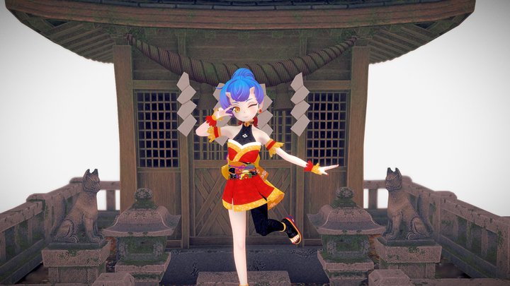 Momiji-Hozuki 3D Model