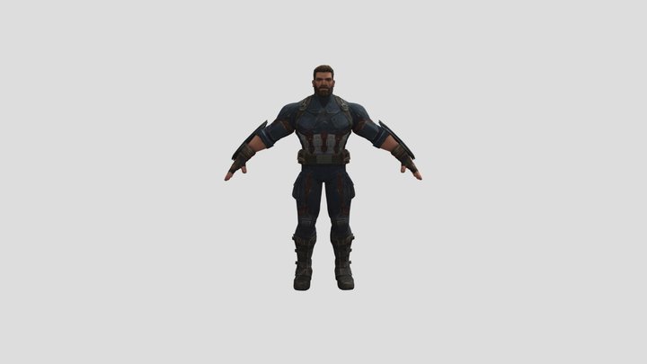 Captain America Movie – Kostenloses 3D-Modell STL