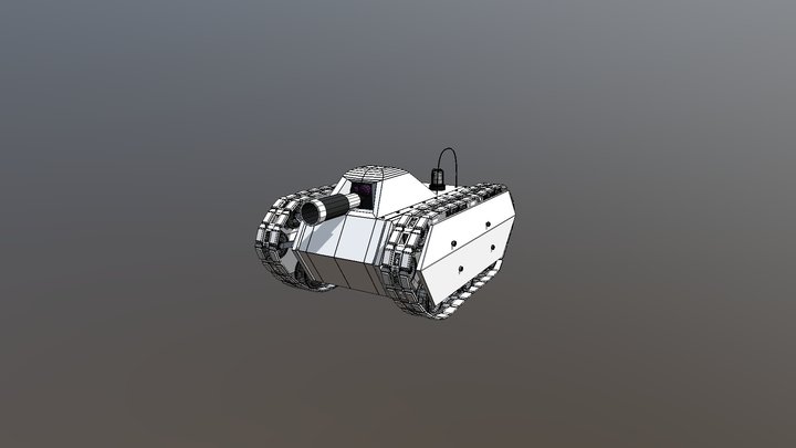 Fire Fighter Machine (Sketch) 3D Model