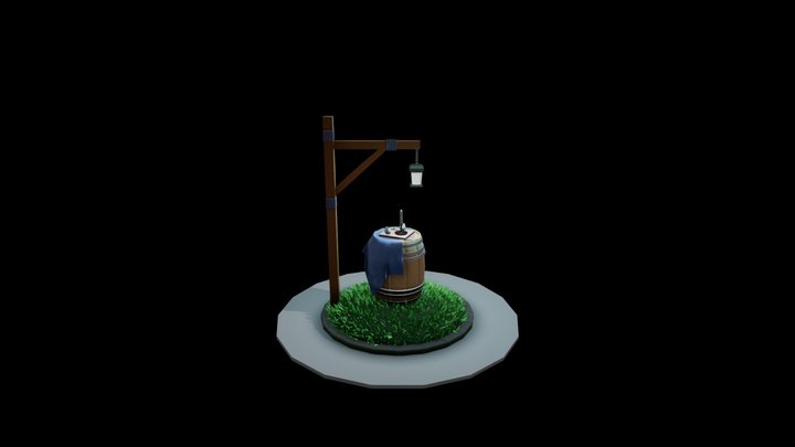 beczka 3D Model