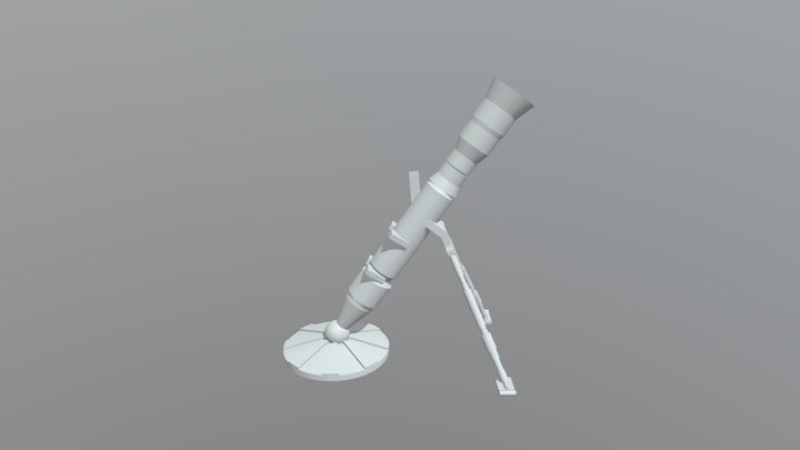 Republic Clone Mortar 3D Model