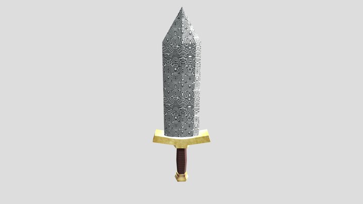 [Low Poly]Sword 3D Model