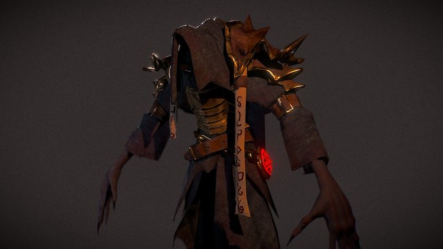 Reaper Character 3D Model