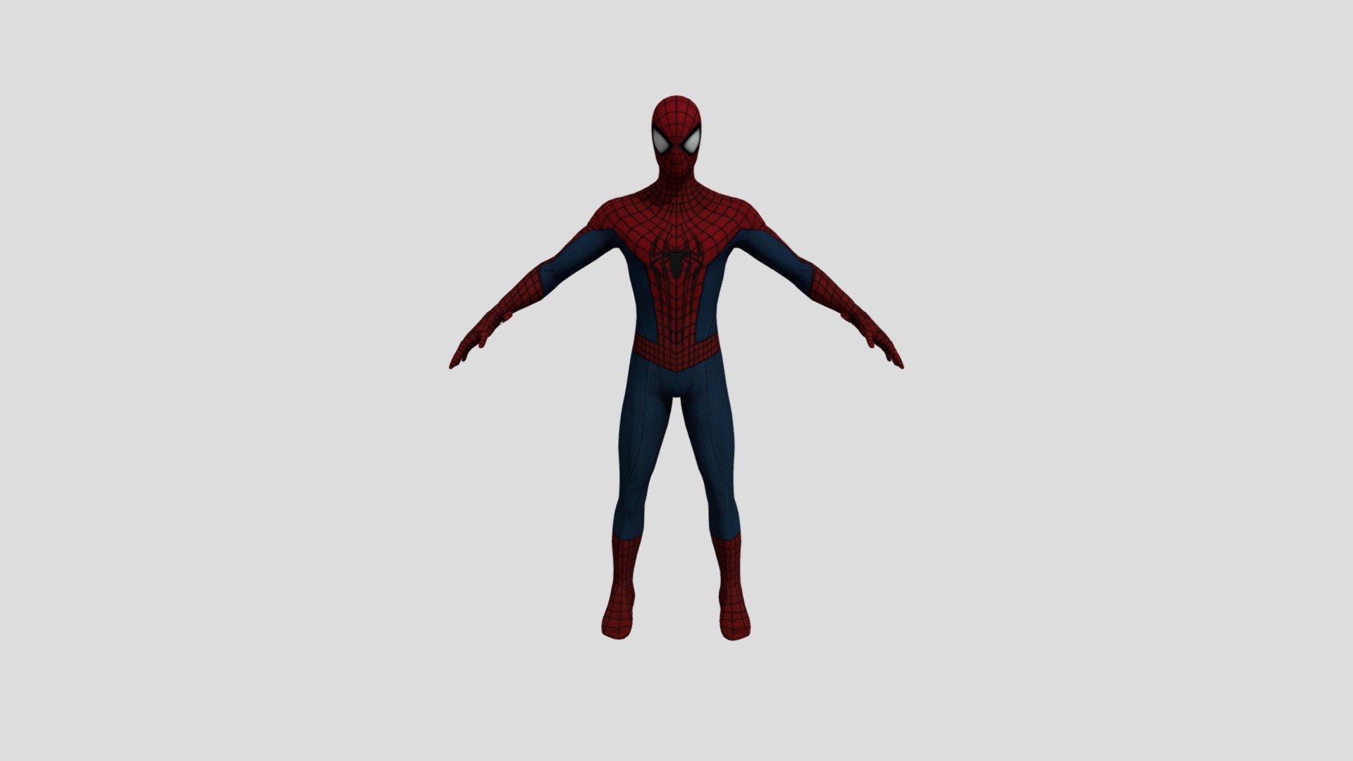 3D model The Amazing Spider-man 2 3D MODEL Low-poly VR / AR / low-poly