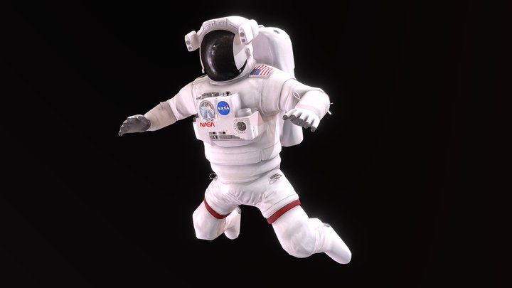 Rigged NASA Astronaut / Spacesuit 3D Model