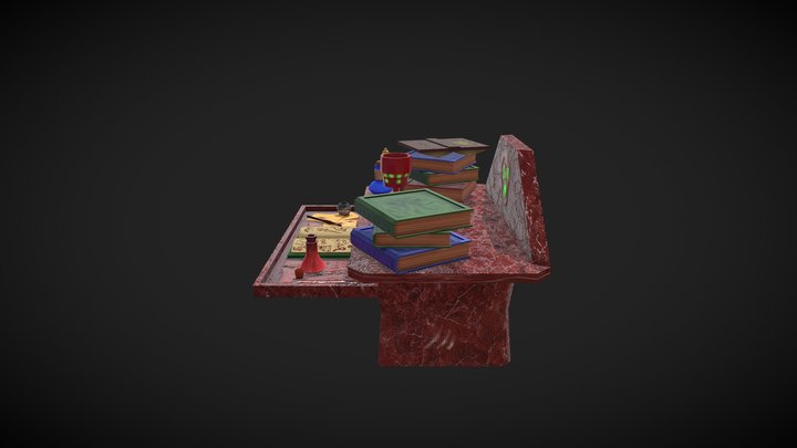 desk final 3D Model