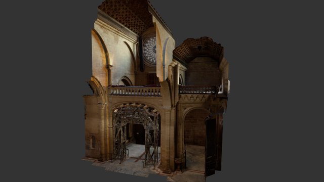 Iglesia de San Pablo (Córdaba). Coro completo 3D Model