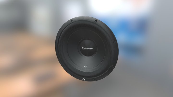 Rockford Fosgate Subwoofer 3D Model