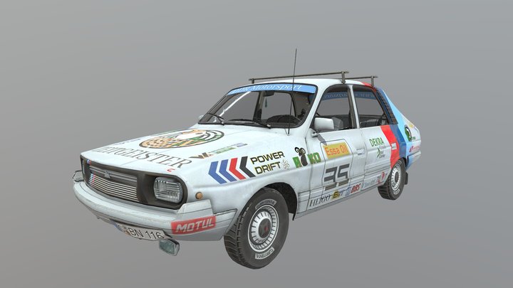 Dacia Racer from PUBG 3D Model