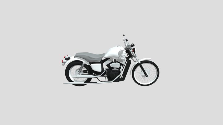 Honda Shadow RS 2010 3D Model