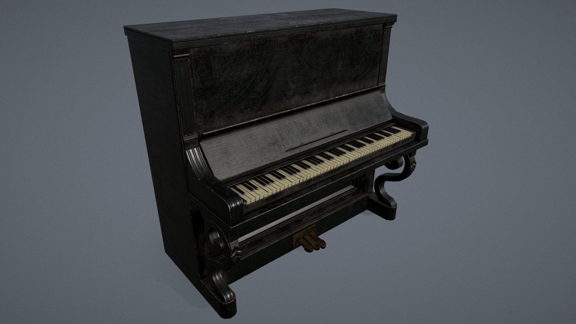 Old Piano - 3D model by F3dorov [61afe58] - Sketchfab